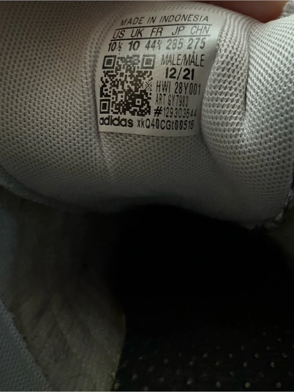 adidas Grand Court Men’s size 10.5
